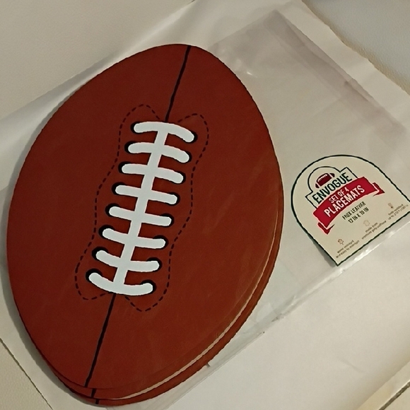 ENVOGUE Set Of 4 Placemats Faux Leather 13 x 19 Inches New with Original Package - Picture 4 of 15